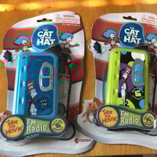 cat in the hat fm radios 2003 new rare f