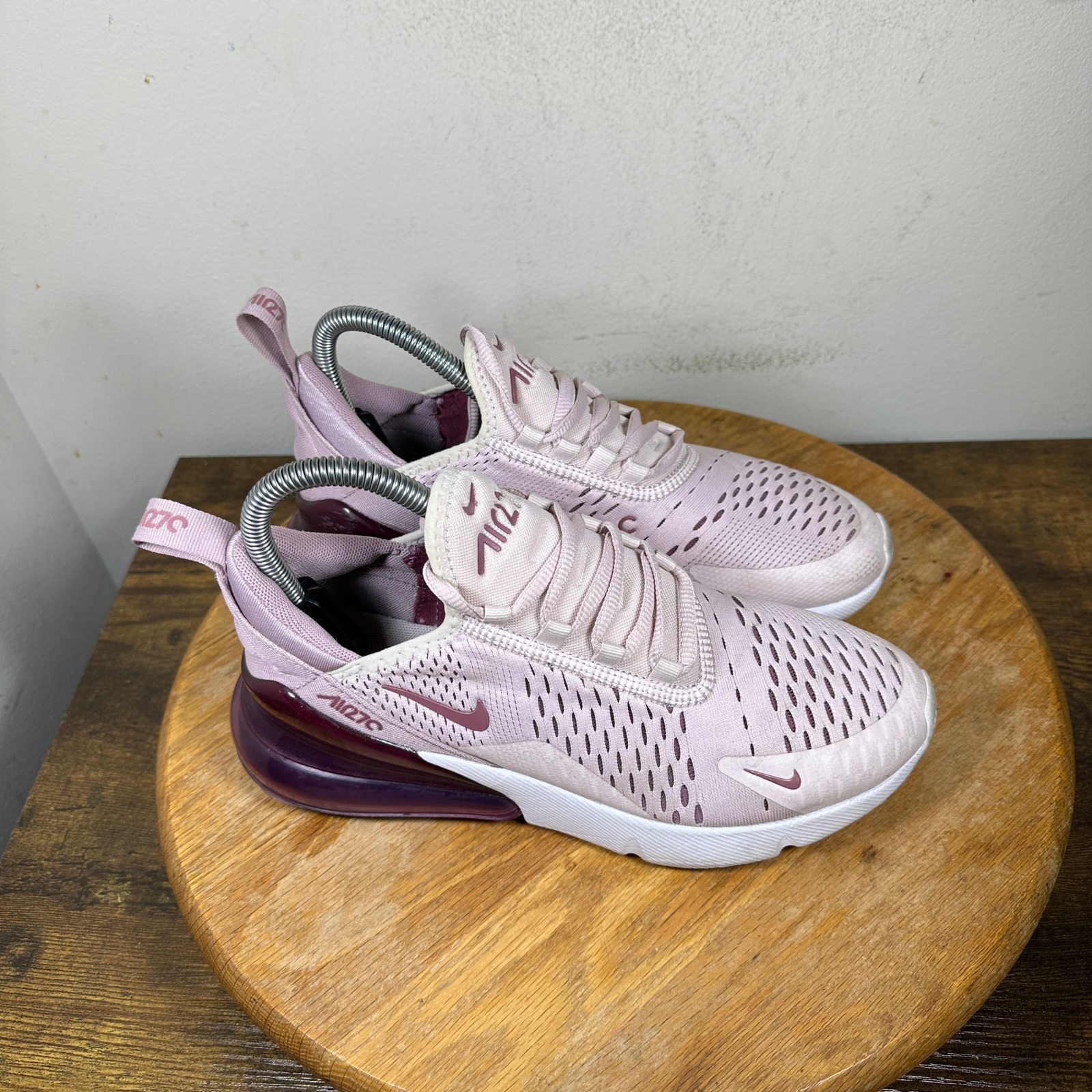Nike Air Max 270 Women's Shoes Light Pink Purple Athletic Size 6.5 AH6789-601