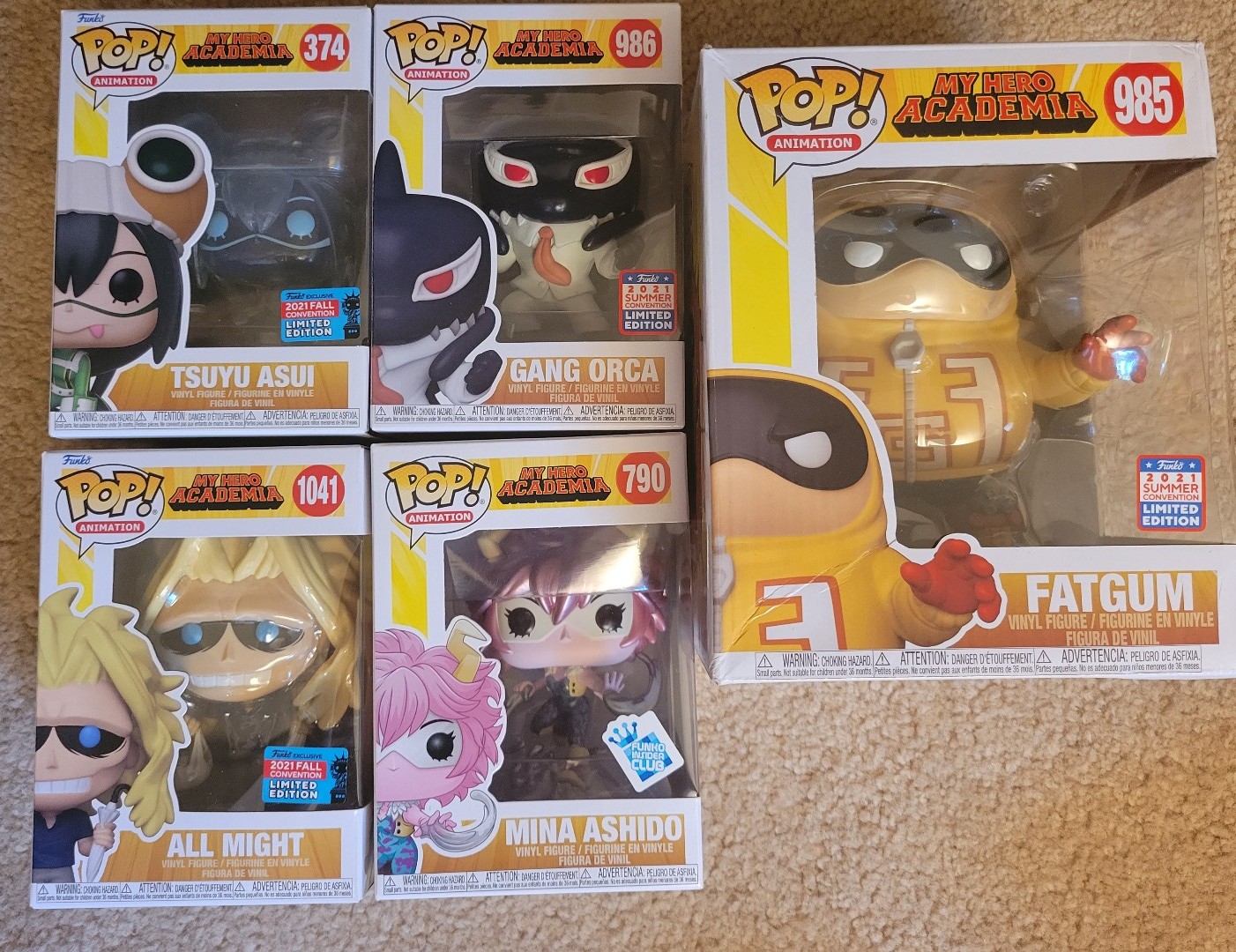 MHA Funko Pop Lot