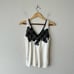 Vintage VICTORIA'S SECRET Gold Label V-Neck Lace Trim Silk Camisole