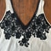 Vintage VICTORIA'S SECRET Gold Label V-Neck Lace Trim Silk Camisole