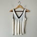 Vintage VICTORIA'S SECRET Gold Label V-Neck Lace Trim Silk Camisole