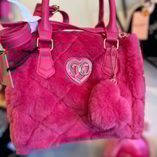 Juicy Couture fur satchel