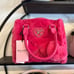 Juicy Couture fur satchel