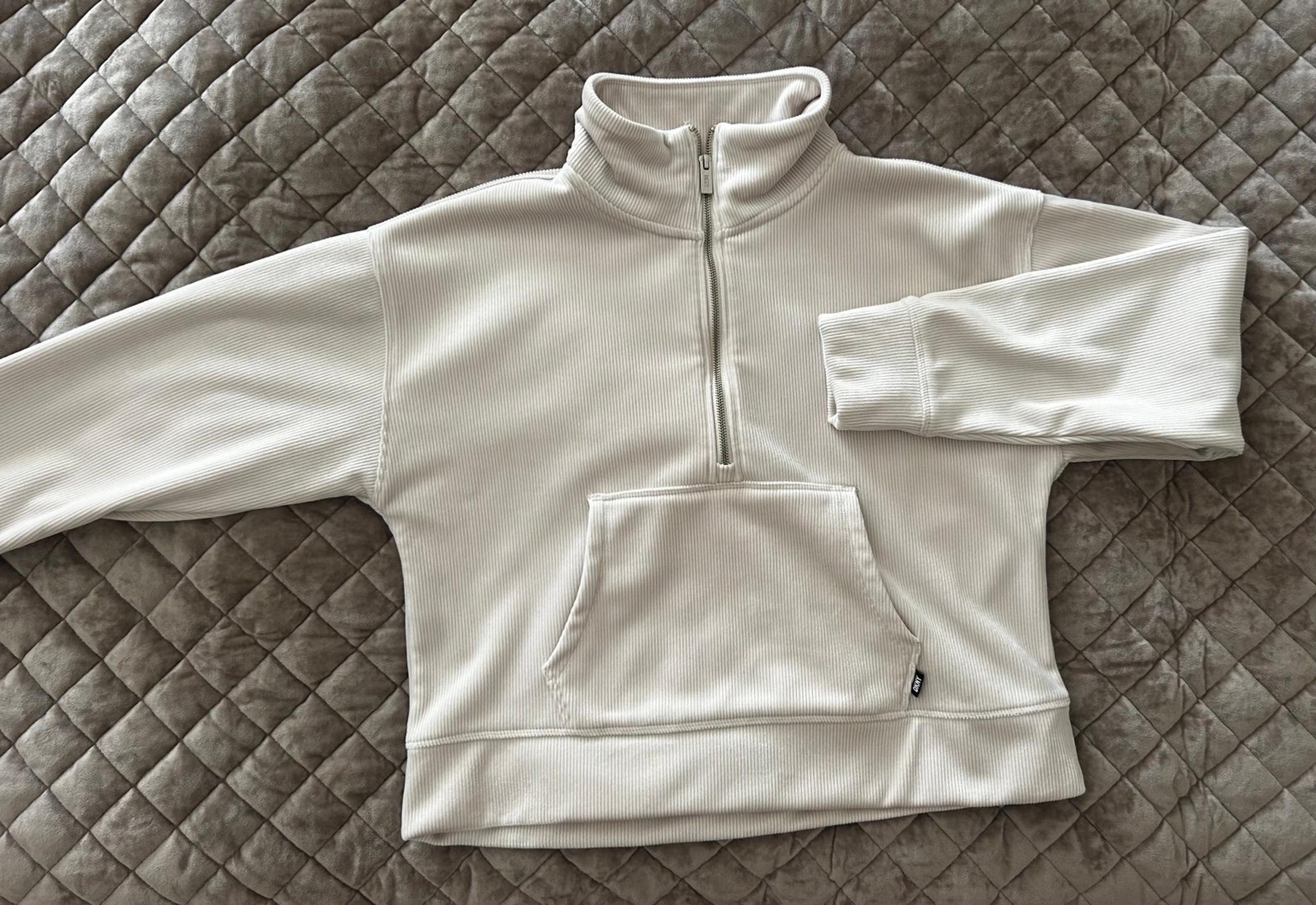 DKNY Crop Quarter Zip