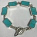 Vintage Sterling Silver Turquoise Bracelet