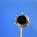 4.95ct 100% REAL NATURAL BLACK DIAMOND RING, CERTIFICATE,FR EE DIA TESTER Size 6