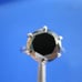 4.95ct 100% REAL NATURAL BLACK DIAMOND RING, CERTIFICATE,FR EE DIA TESTER Size 6