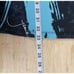 Jamie Sadock Golf Polo Top Mock 1/4 zip Retro Print Spandex Short Sleeve Small