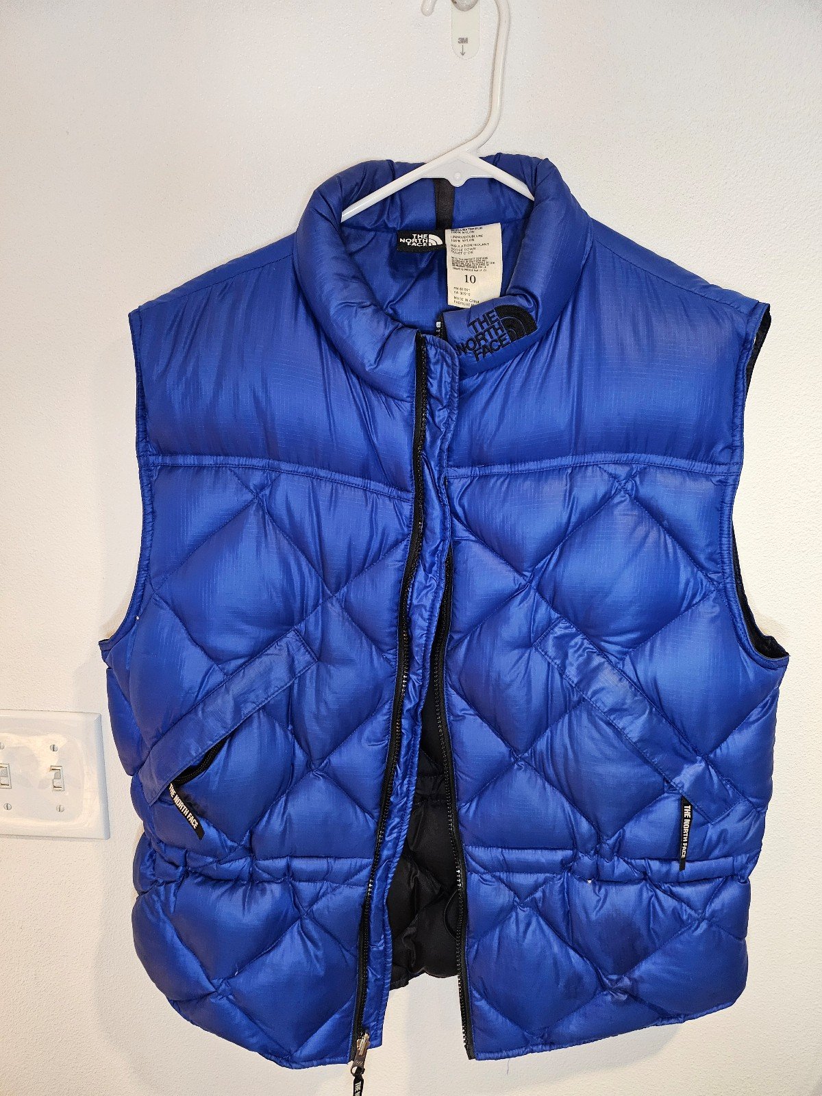 Vtg The North Face Vest 700 Goose Down Puffer 1990’s Blue Women’s Medium 10