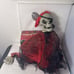 Gemmy Floating Pirate Skeleton Animated Halloween Missing Battery Cover Works