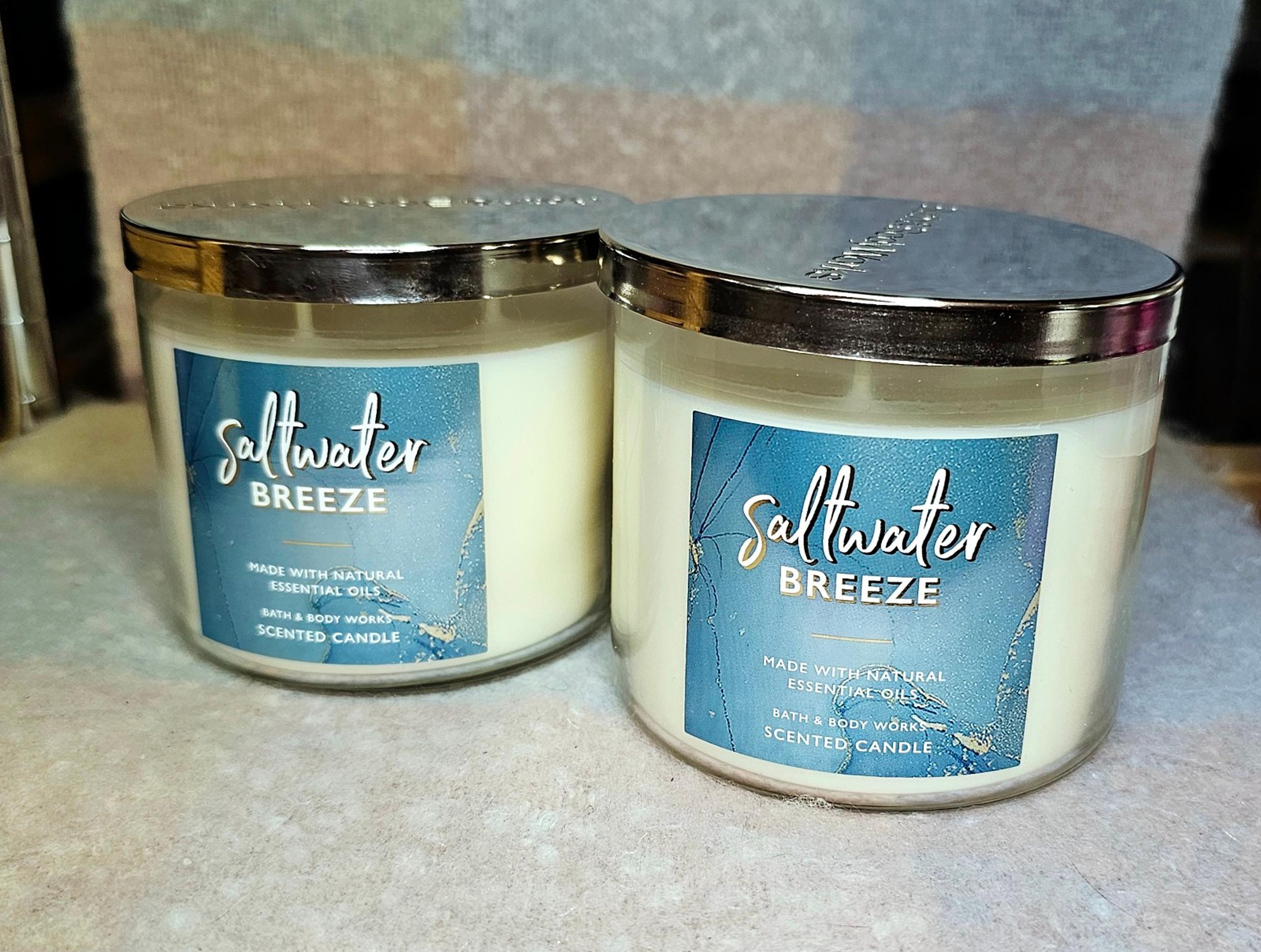 ❤️ Saltwater Breeze ❤️ 3-Wick Candle x2 by Bath & Body Works