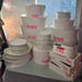 RARE Htf VS Pink Metal Bin Tote Tub Display/ Prop