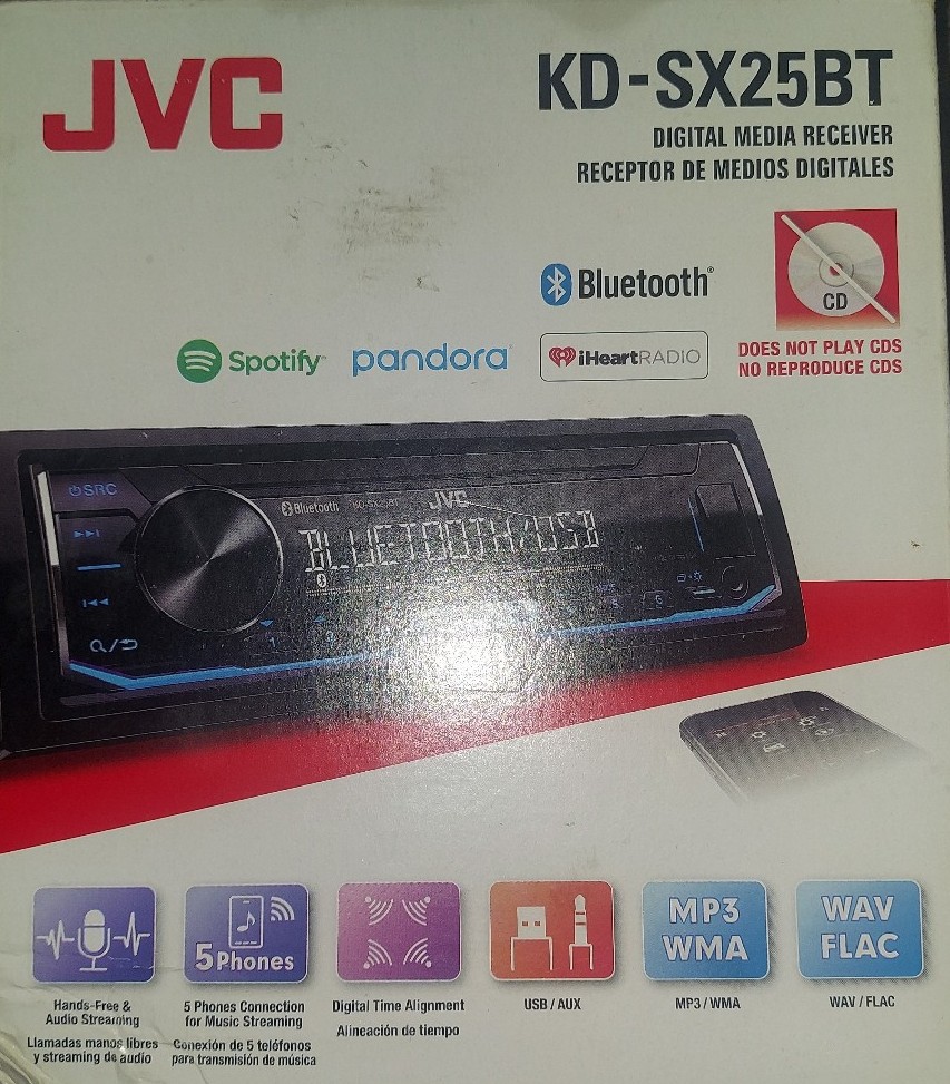 Jvc kd-sx25bt Bluetooth car stereo