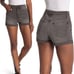 Madewell Womens Size 27 High Rise Cuffed Denim Shorts in Slater Wash (Gray)