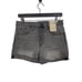 Madewell Womens Size 27 High Rise Cuffed Denim Shorts in Slater Wash (Gray)