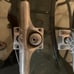 Vintage thunder trucks I believe they’re titanium or hollows cheaper UPDATE Ship