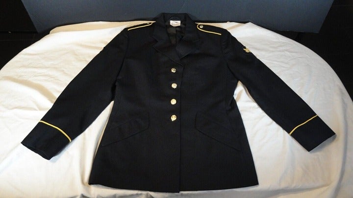 12MP BREMEN BOWDON WOMENS ASU ARMY SERVICE UNIFORM COAT JACKET BLUE 450 SV 1756