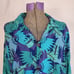 Rainbow Jo Hawaiian Banana Leaf Short Sleeve Button Men's Shirt