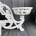 VTG Art Deco iron plant stand original table top (See photos)