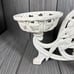 VTG Art Deco iron plant stand original table top (See photos)
