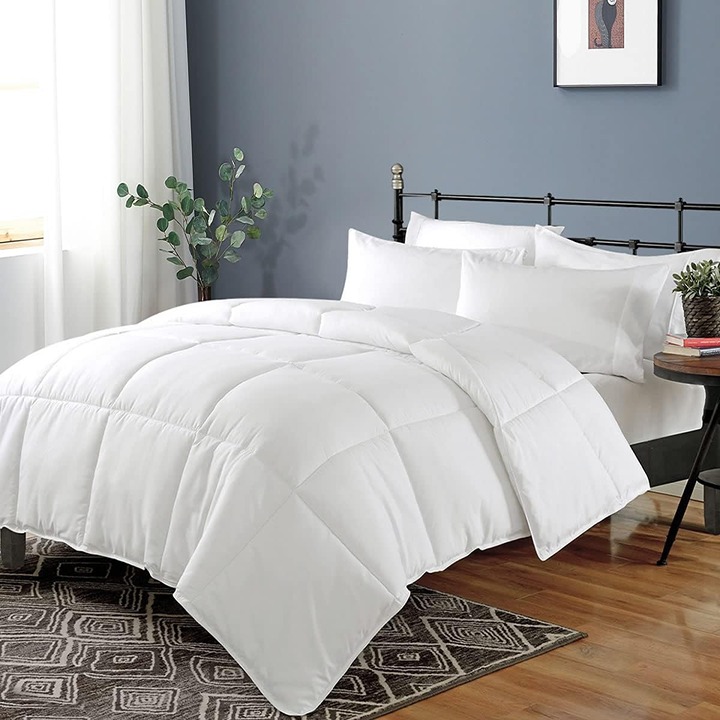Cotton Down Alternative Comforter | Full/Queen Duvet Insert -dsa1