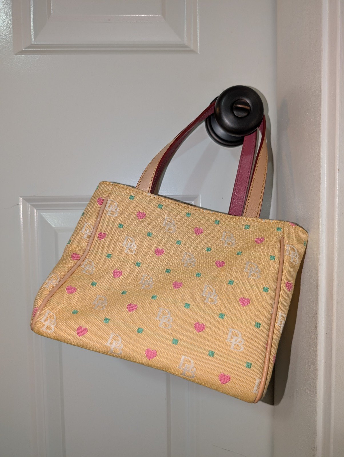 Dooney and Bourke yellow purse