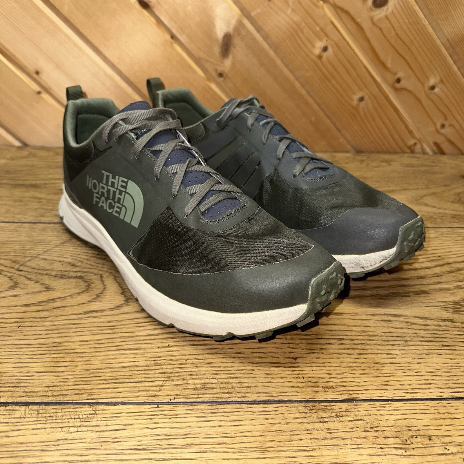 The North Face Milan Green Trail Sneakers Shoes OrthoLite | Men's 12.5