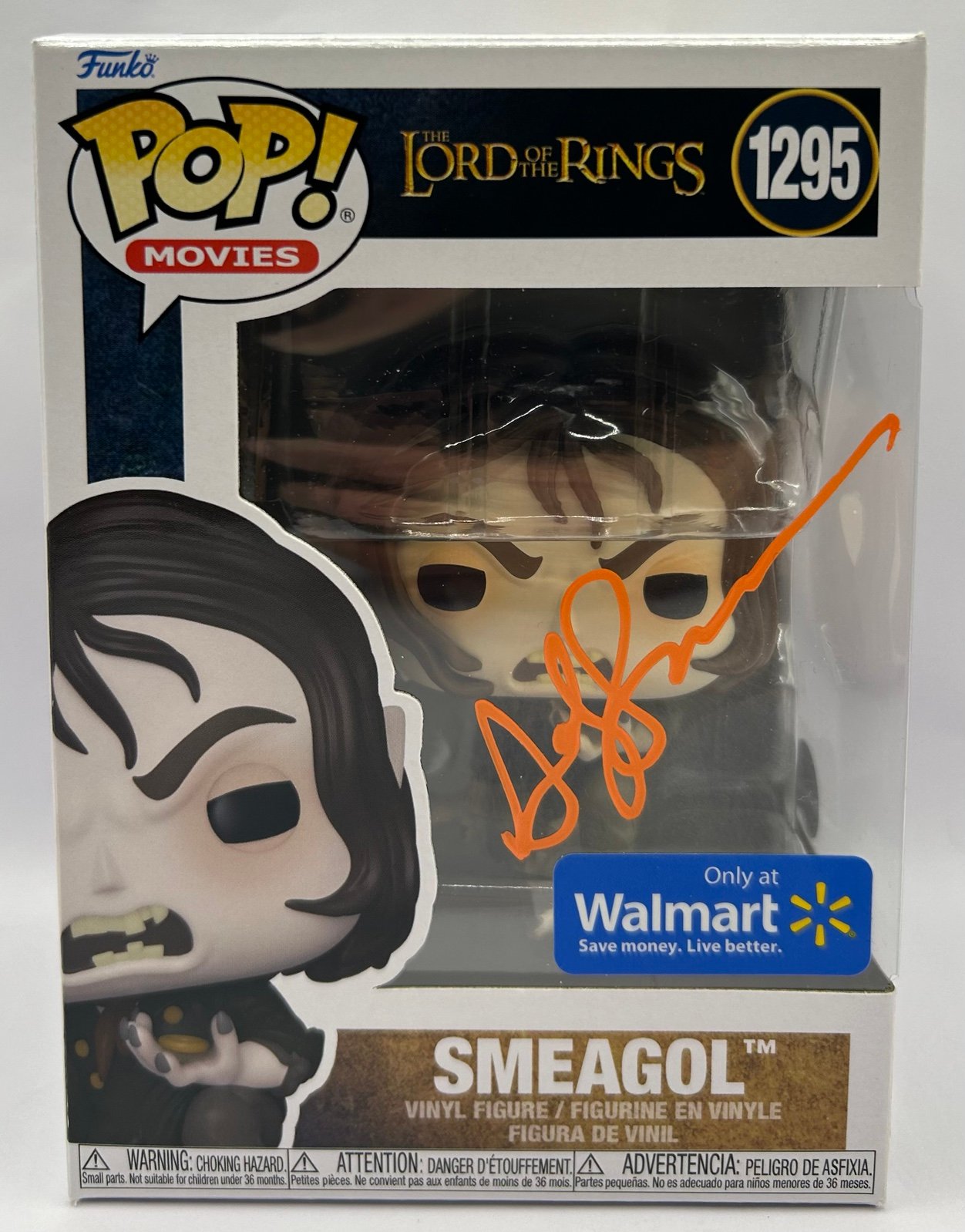 ANDY SERKIS SIGNED SMEAGOL GOLLUM LORD OF THE RINGS FUNKO POP - BECKETT COA