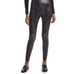Commando Leggings Faux Leather Snake Skin Black /Gray Large