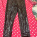 Commando Leggings Faux Leather Snake Skin Black /Gray Large