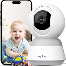 Security Camera with Auto-Focus Ideal for Baby with Alexa