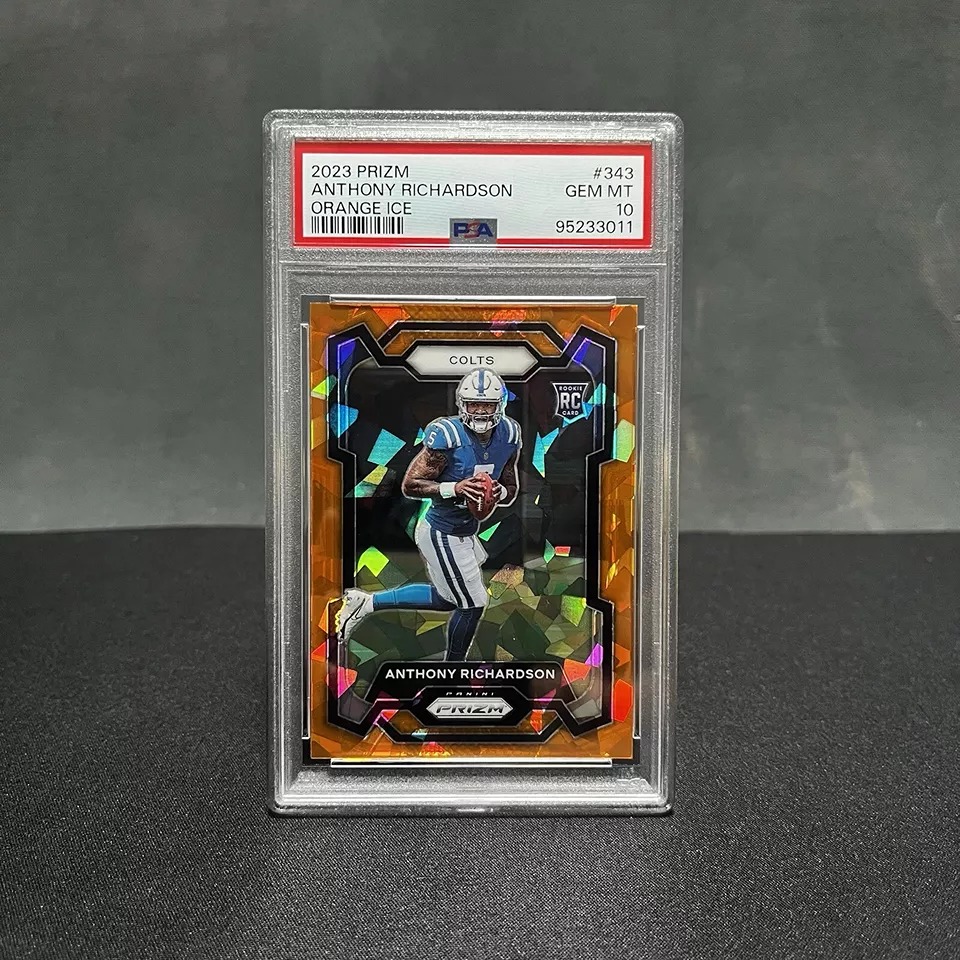 Anthony Richardson Rookie RC PSA 10 2023 Panini Prizm Orange Ice #343 Colts