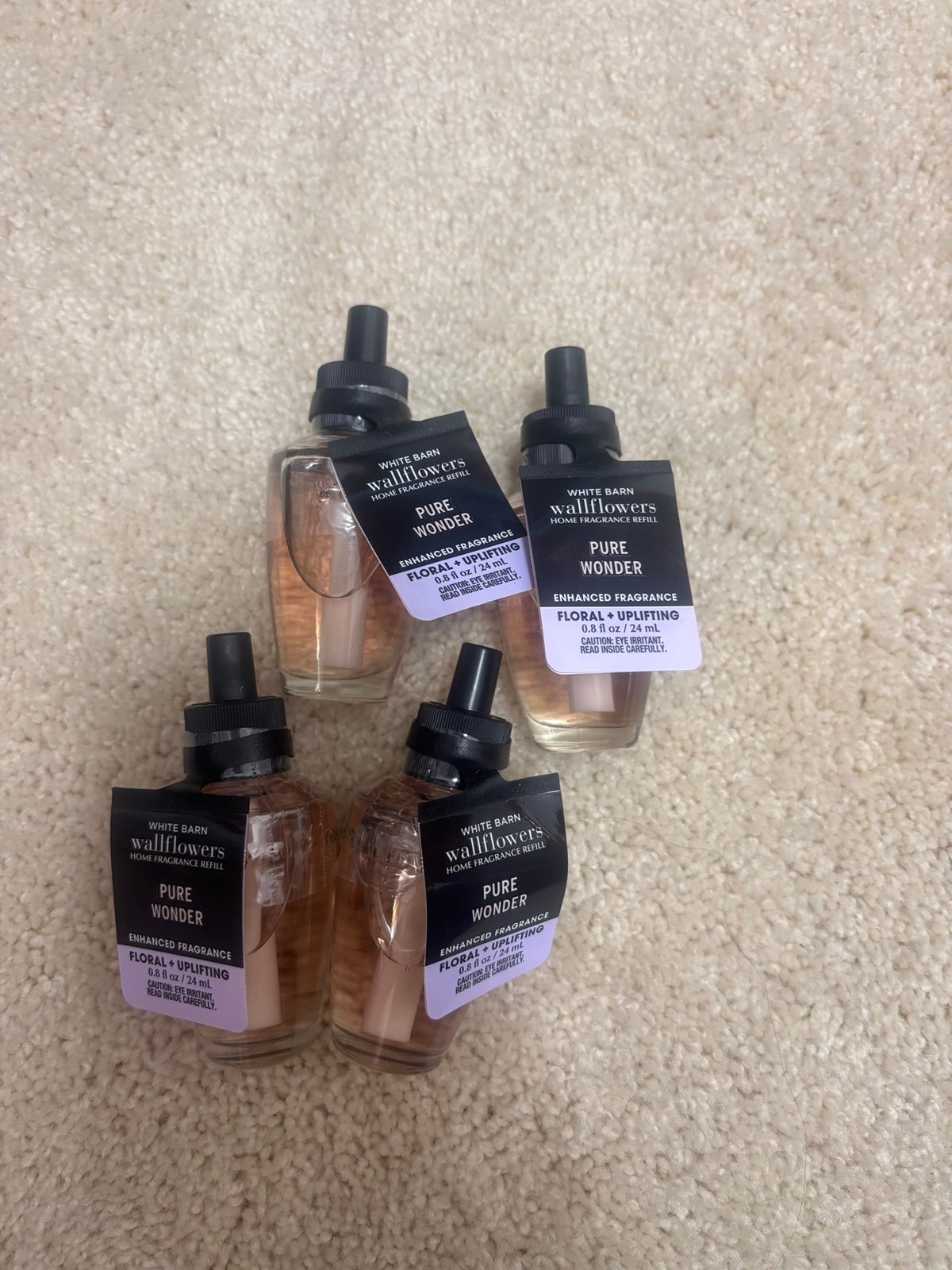NEW NWT 4 Bath and Body Works Wallflower in Pure Wonder