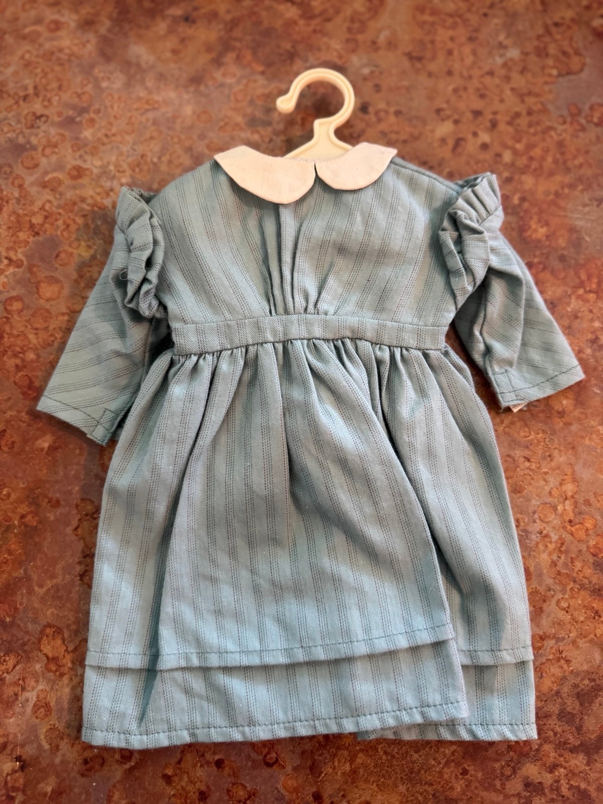 American Girl Kirsten Green Work Dress Pleasant Company 1994