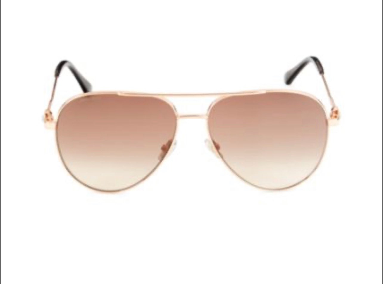 Jimmy Choo Olly Aviator Sunglasses