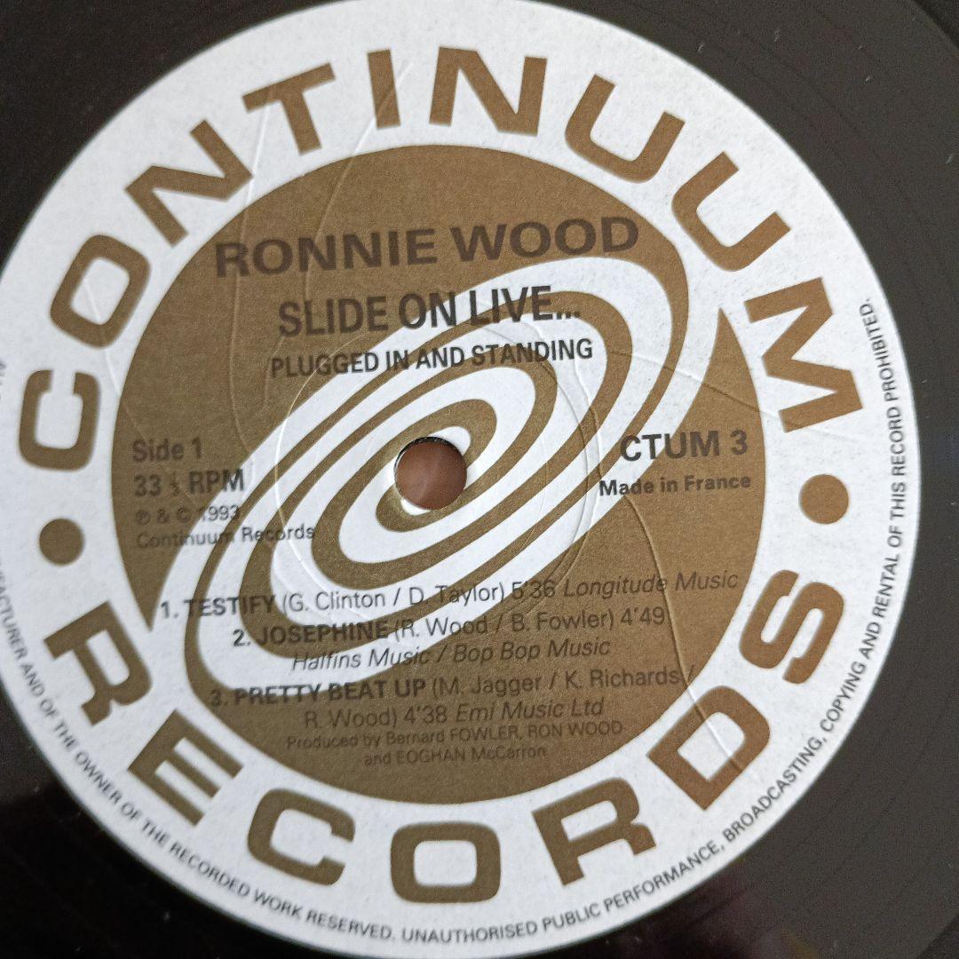 Ronnie Wood Slide On Live record Ronnie Wood Slide On Live record