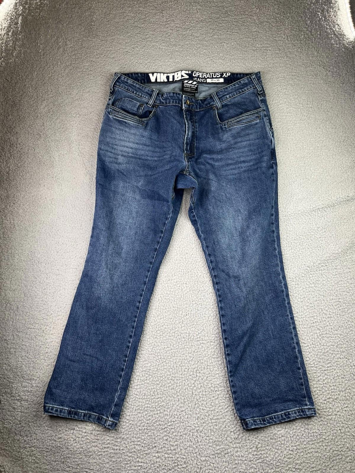 VIKTOS Operatus Jeans Mens 38x30 XP Tactical Jeans Straight Leg Denim Pants
