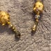 Vintage Venetian Glass 24k Gold Foil Beaded Necklace