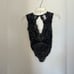 NWT Victoria’s Secret black lace teddy S