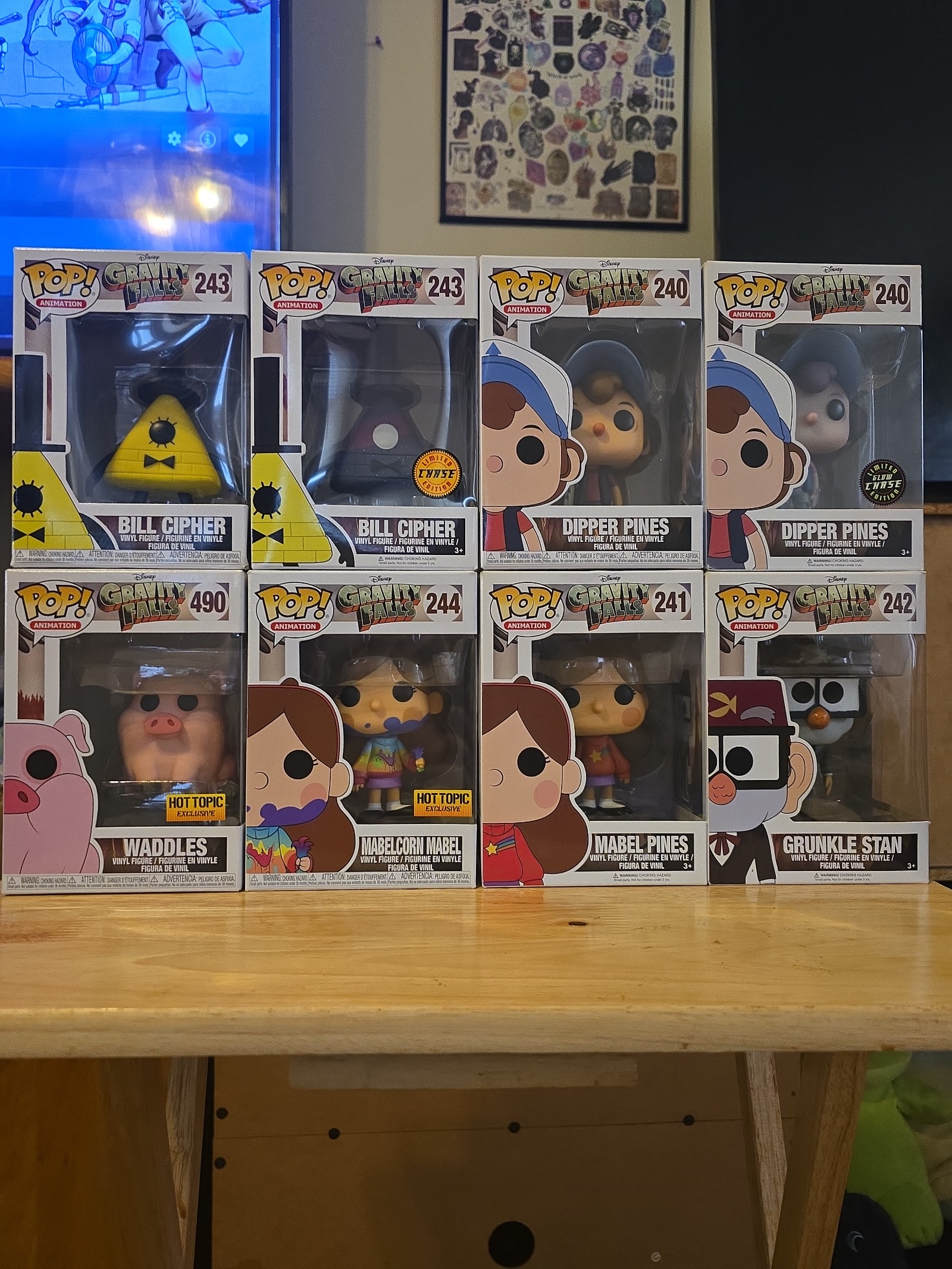 Gravity falls funko pop complete collection