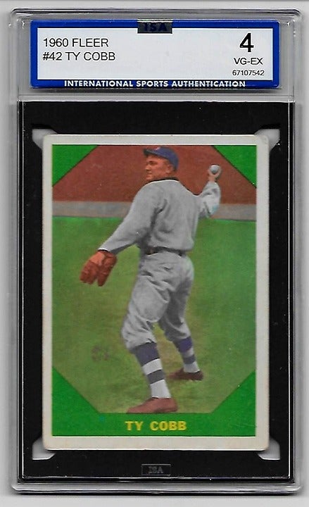 new style card Fleer Cobb Ty #42 VG-EX 4 ISA Toys & Collectibles new style card Fleer Cobb Ty #42 VG-EX 4 ISA Toys & Collectibles