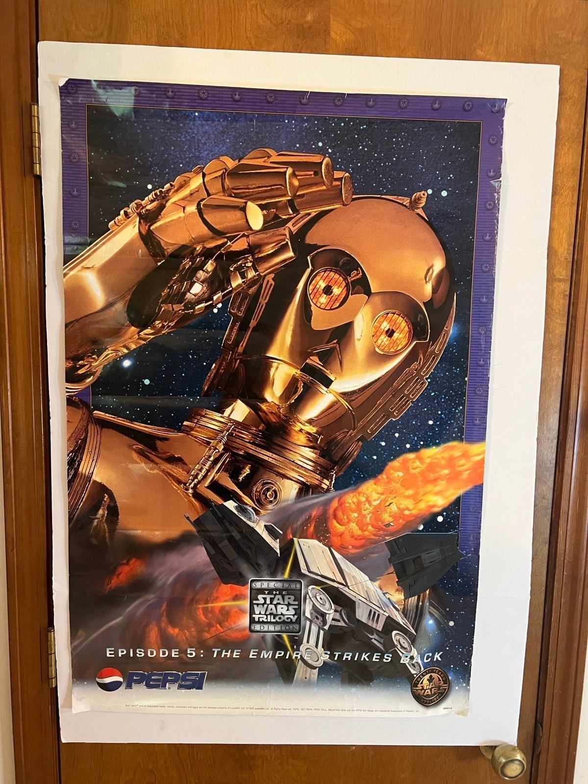 Vintage Star Wars Movie Poster C-3PO