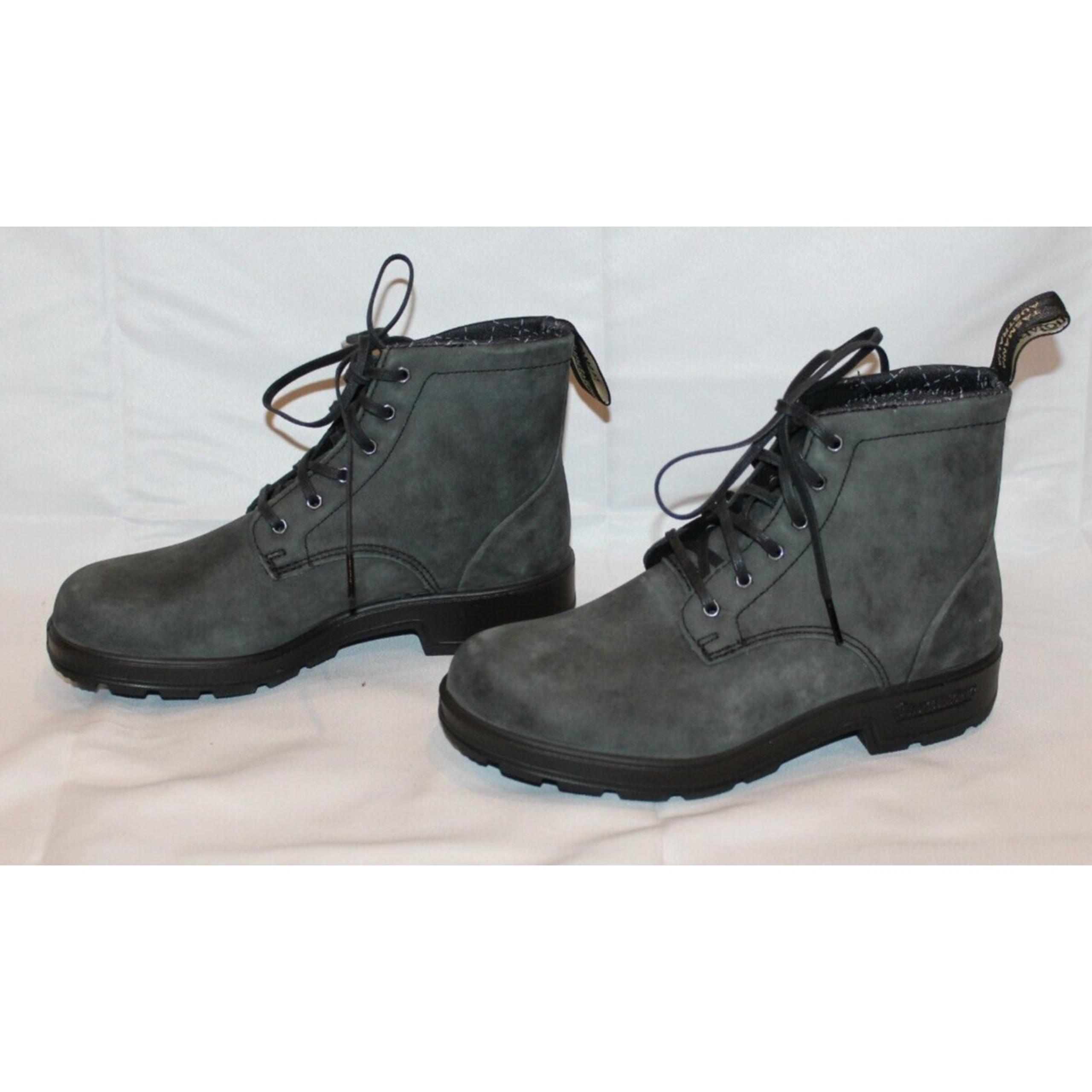 NIB Blundstone Women's Style 1935 Lace Up Boot Rustic Black Sz 6.5