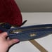 Michael Kors Blue Leather L/XL Gold Belt Bag NWT
