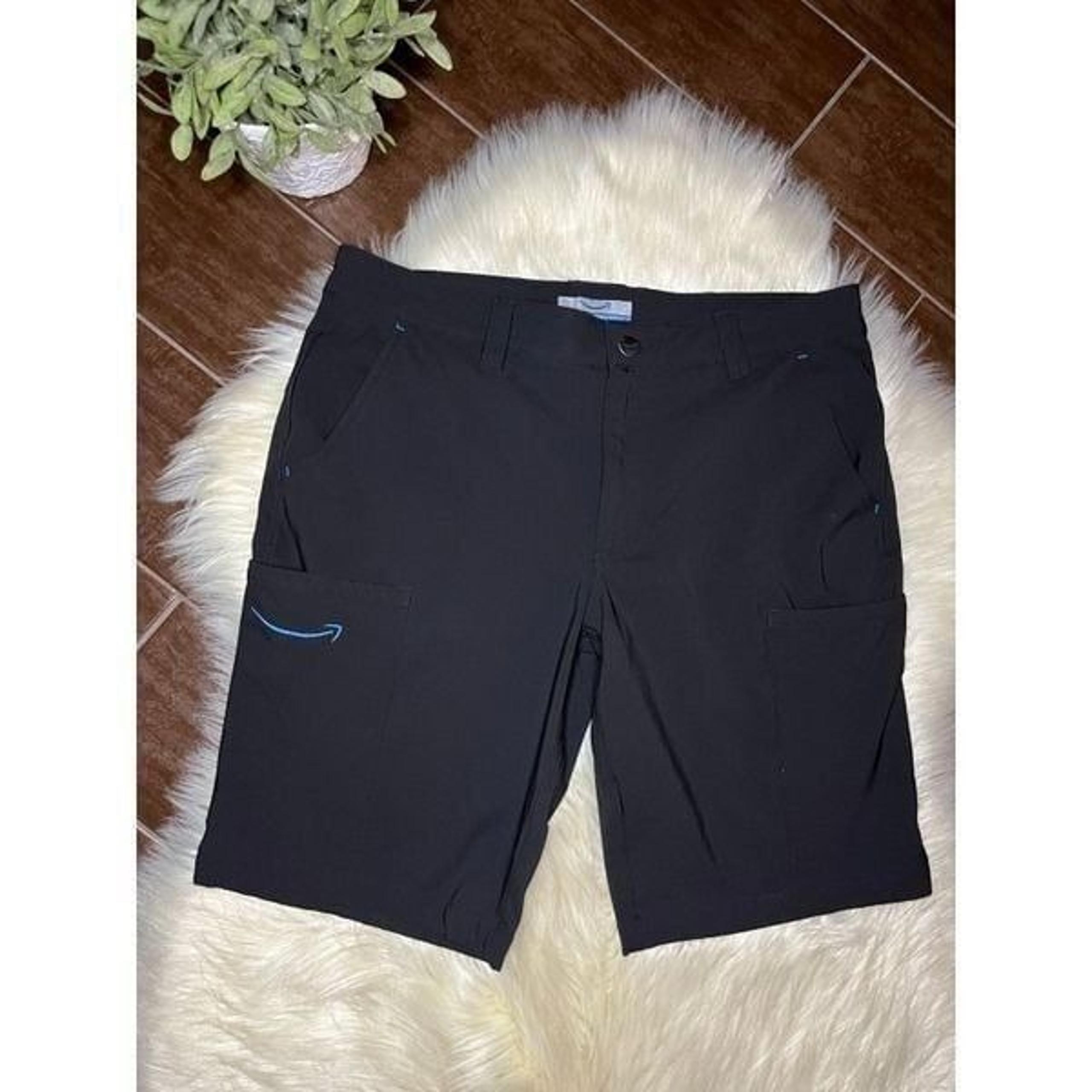 Amazon black performance workwear shorts sz 32-34