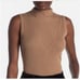 Elle Tahari Natalia Ribbed Knit Merino Wool Sleeveless Sweater Carmel XS/S