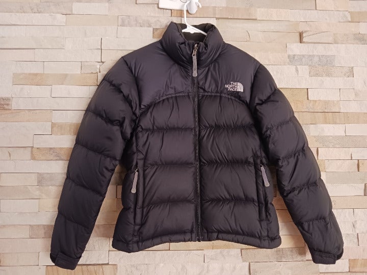 North Face Womens XS Retro 96 Nuptse Black Winter Puffer Jacket Down Puff Coat