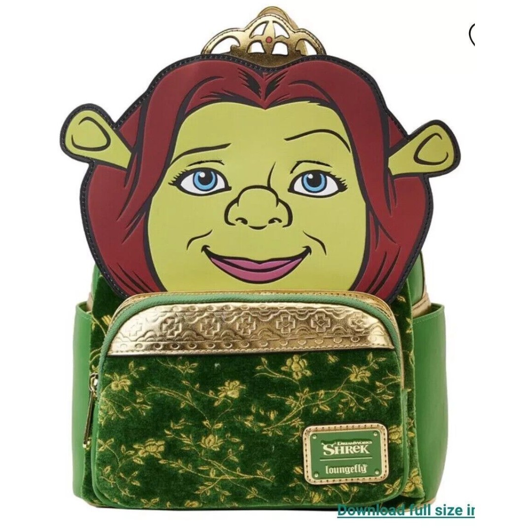 Loungefly Dreamworks Shrek Princess Fiona Mini Backpack And Wallet New With Tags