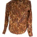 Loro Piana Paisley 100% Silk Button Down Shirt Size 4/EU 40